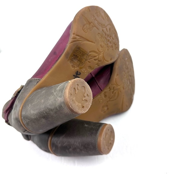 El Naturalista Colibri Ankle Boot 36 Multicolor Leather Heeled Bootie Womens - Picture 10 of 10